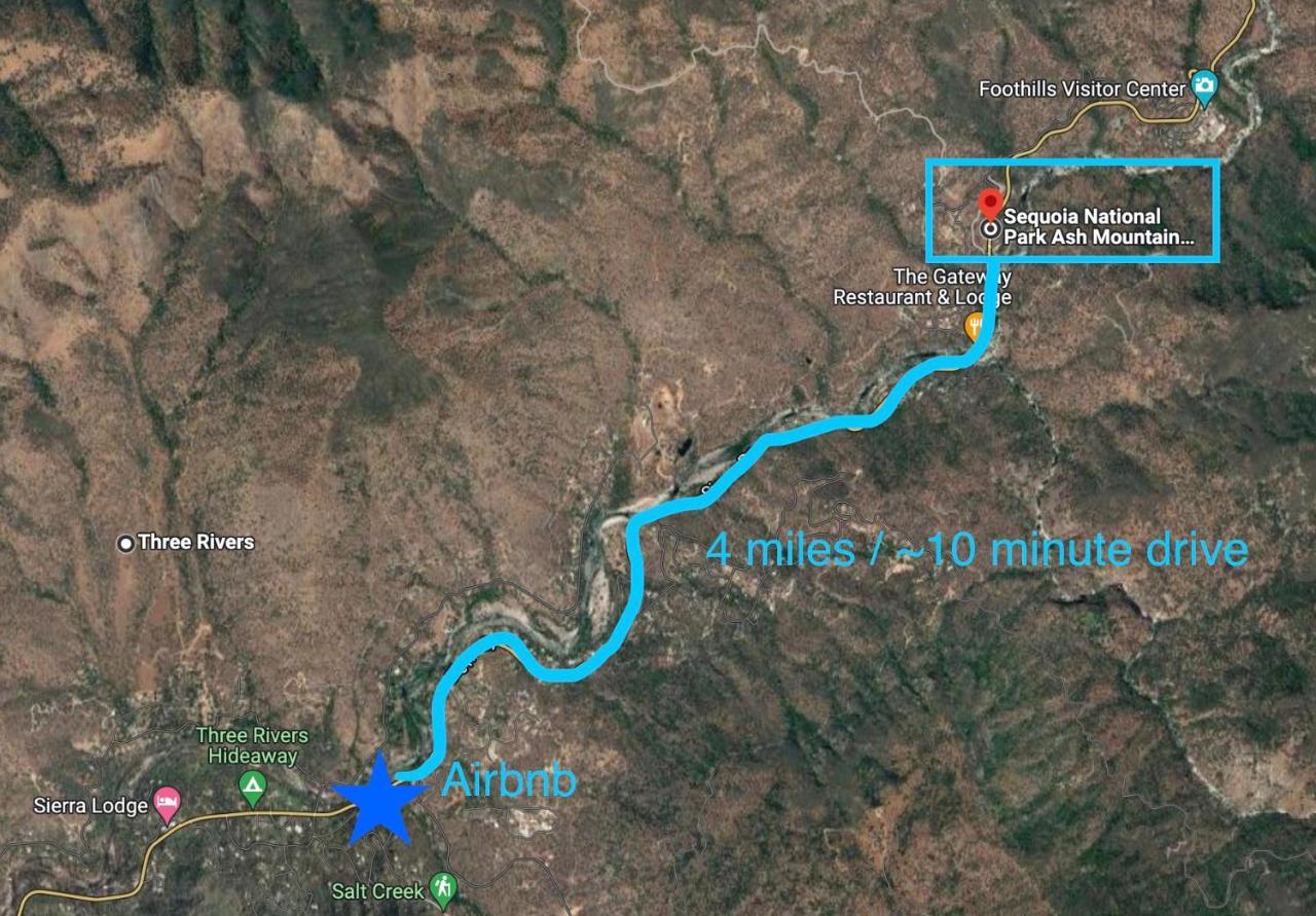 Villa Mountain View, Hot Tub, Open Kitchen, 10M To Sequoia Three Rivers Esterno foto