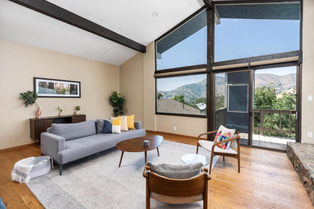 Villa Mountain View, Hot Tub, Open Kitchen, 10M To Sequoia Three Rivers Esterno foto