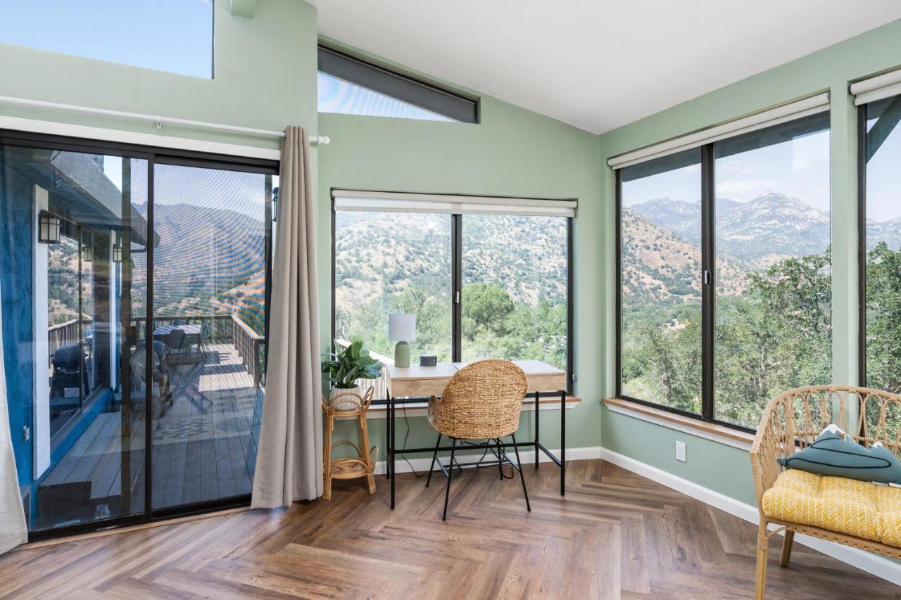 Villa Mountain View, Hot Tub, Open Kitchen, 10M To Sequoia Three Rivers Esterno foto